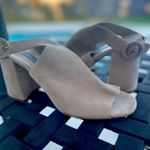 Prada Suede Sandals.